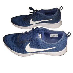 Nike Men's Dualtone Racer Running Shoes 918227-400 Blue White Mesh Size 13